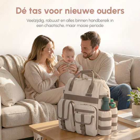 Luiertas Lily | 25 Liter | Beige